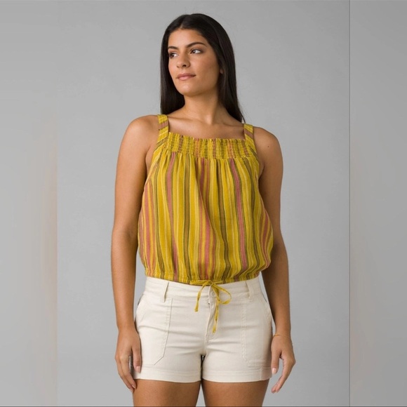 Prana Tops - Prana little palm cami in leapfrog stripe Tank Top